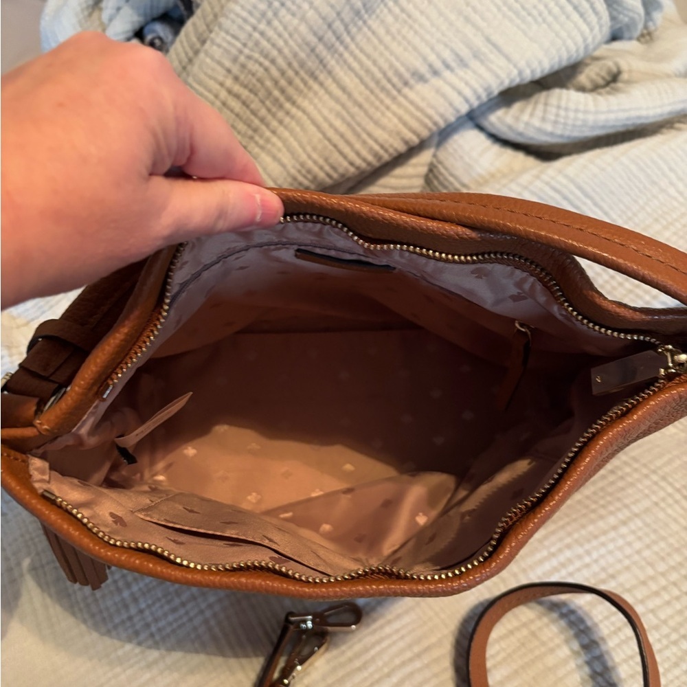 Kate Spade Tan Leather Hobo Bag - Picture 7 of 7